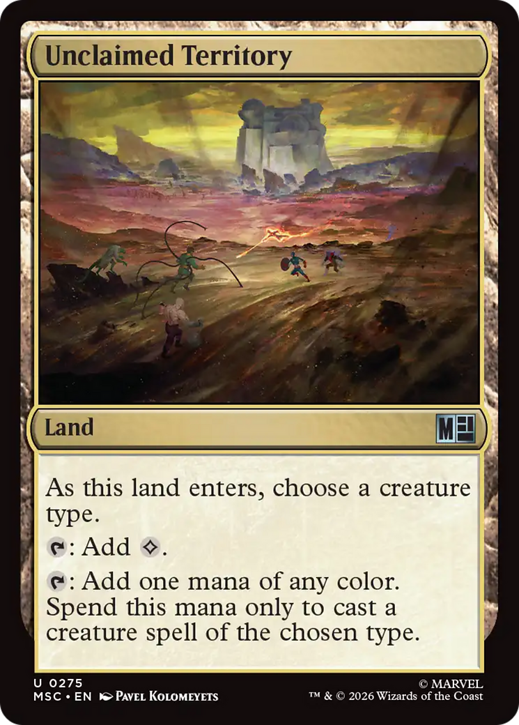Unclaimed Territory [MSC-275]