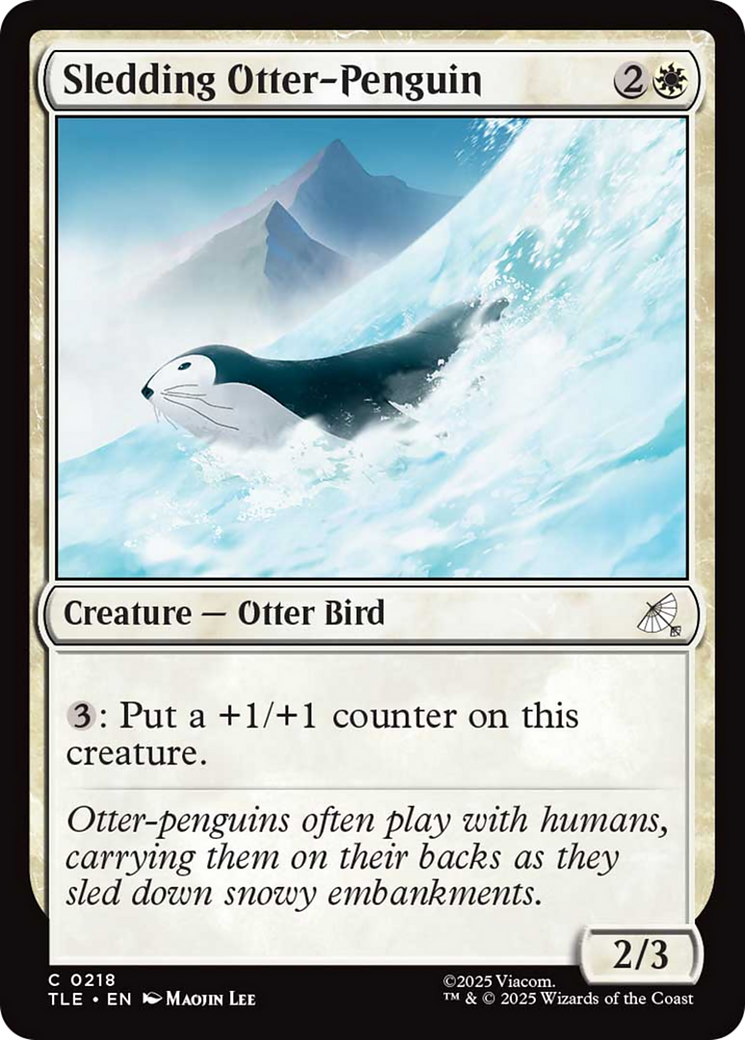 Sledding Otter-Penguin [TLE-218]