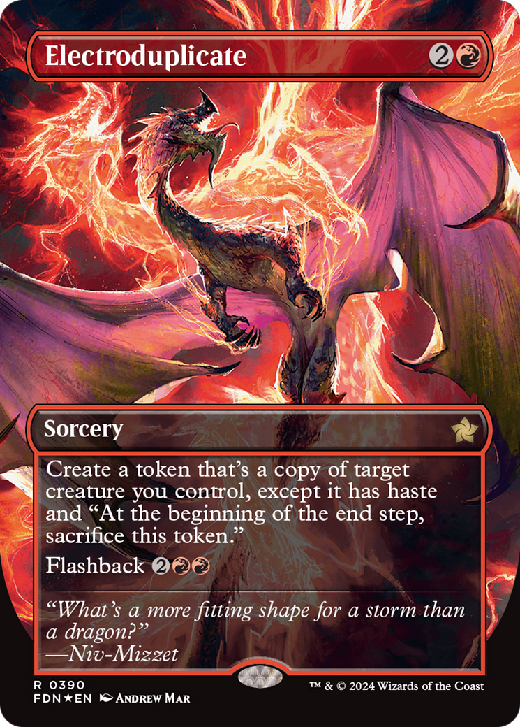 Electroduplicate - Borderless - Mana Foil [FDN-390]
