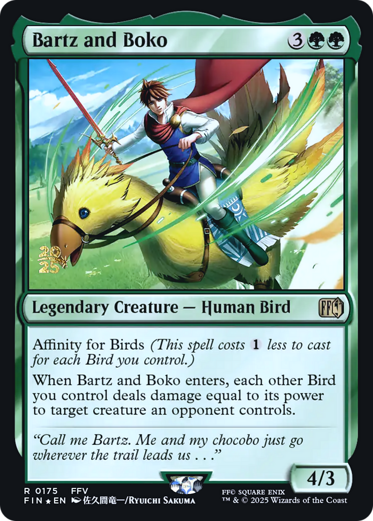 Bartz and Boko - Prerelease Promo [PFIN-175s]