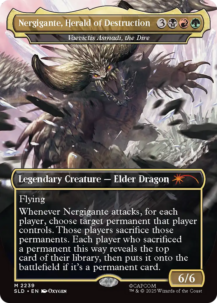 Vaevictis Asmadi, the Dire - Borderless - Full Art [SLD-2239]