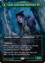 Casal, Lurkwood Pathfinder // Casal, Pathbreaker Owlbear - Borderless - Full Art [SLX-29]