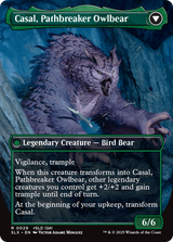 Casal, Lurkwood Pathfinder // Casal, Pathbreaker Owlbear - Borderless - Full Art [SLX-29]