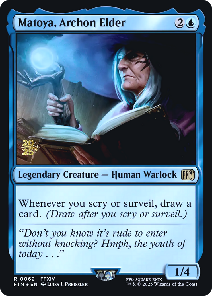 Matoya, Archon Elder - Prerelease Promo [PFIN-62s]