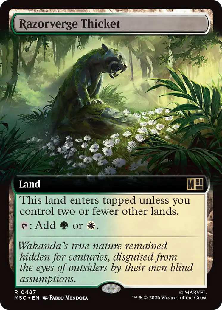 Razorverge Thicket - Extended Art [MSC-487]