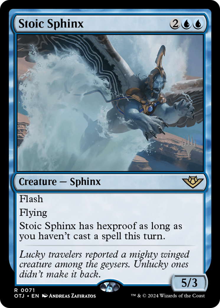 Stoic Sphinx - Promo Pack [POTJ-71p]