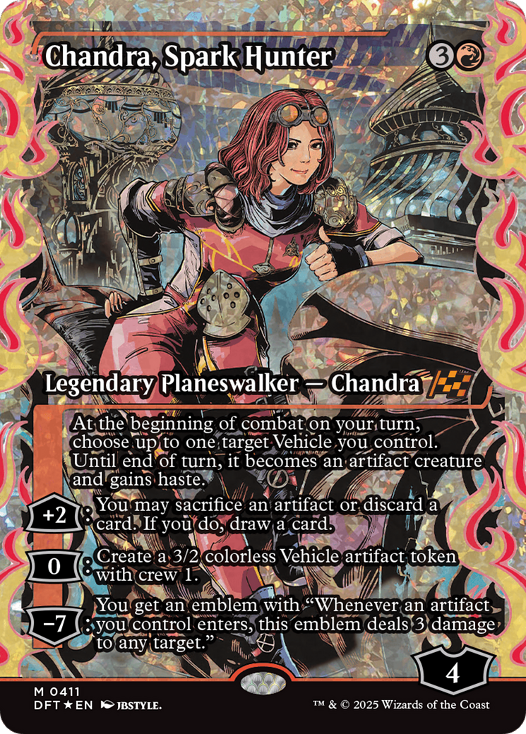 Chandra, Spark Hunter - Showcase - Fracture Foil [DFT-411]
