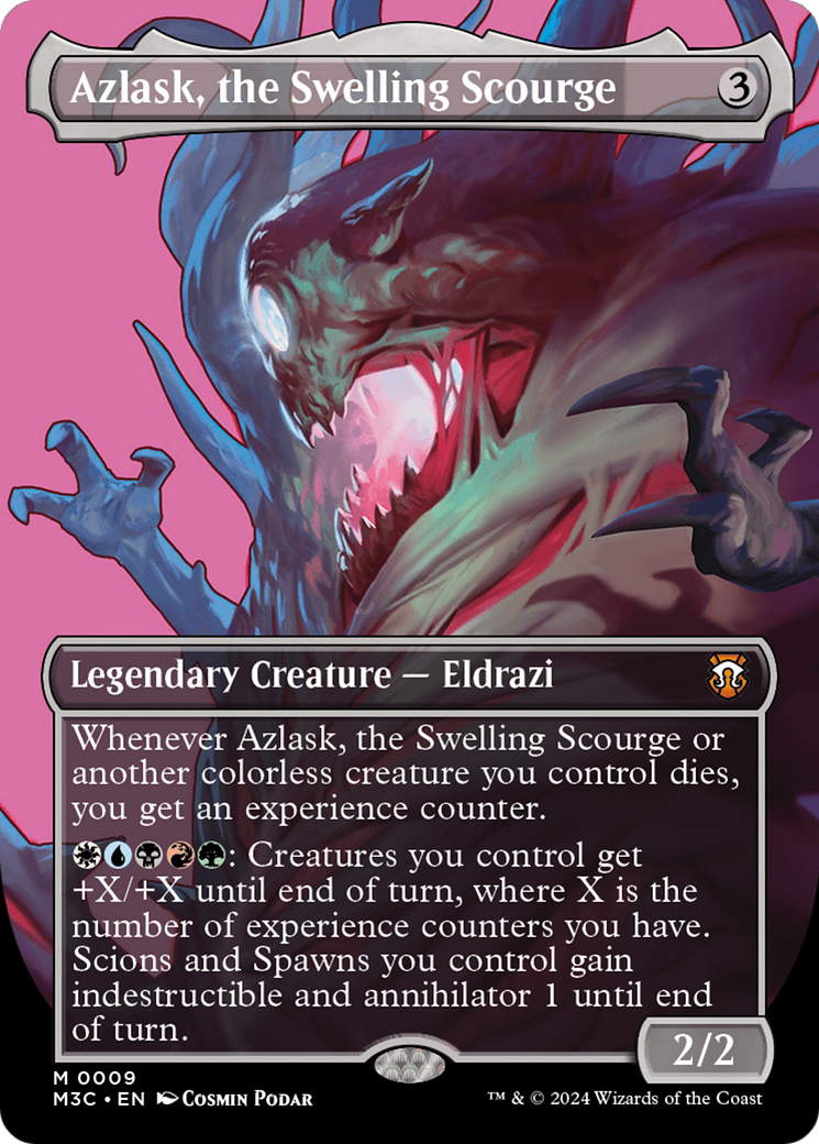 Azlask, the Swelling Scourge - Borderless - Showcase [M3C-9]