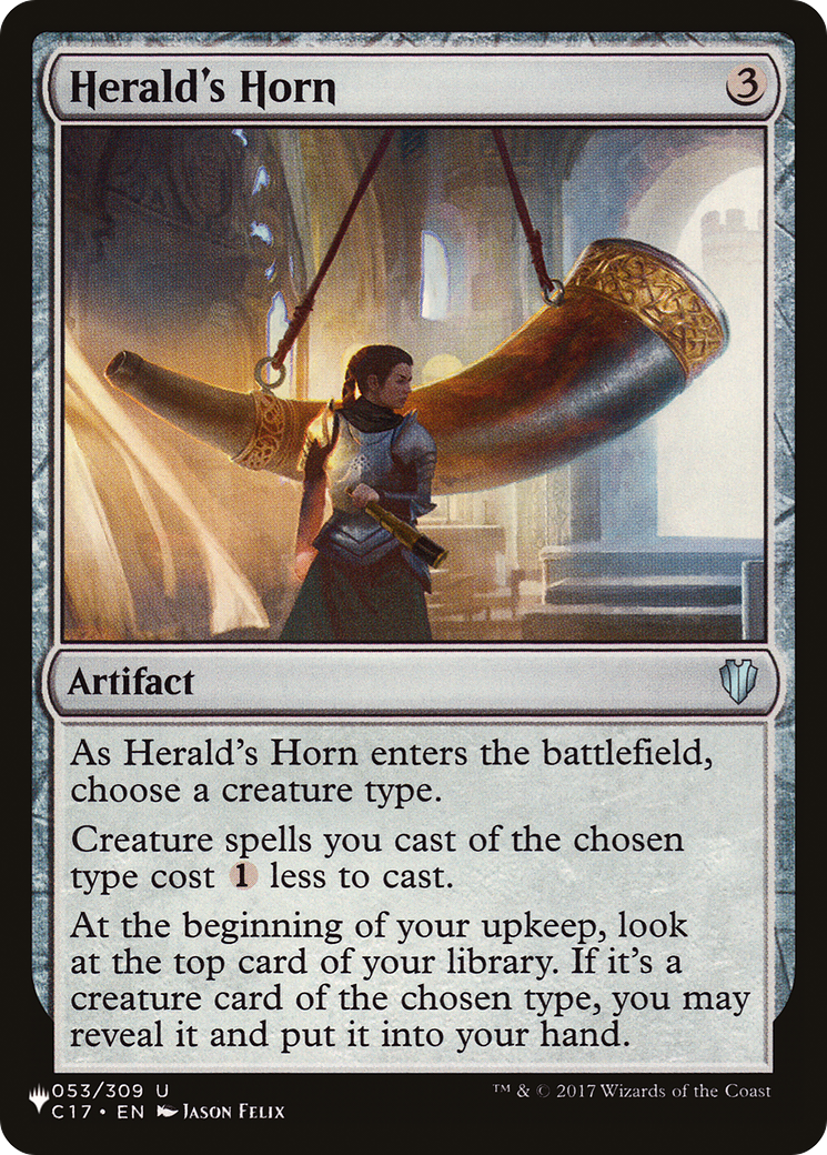 Herald's Horn [PLST-C17-53]