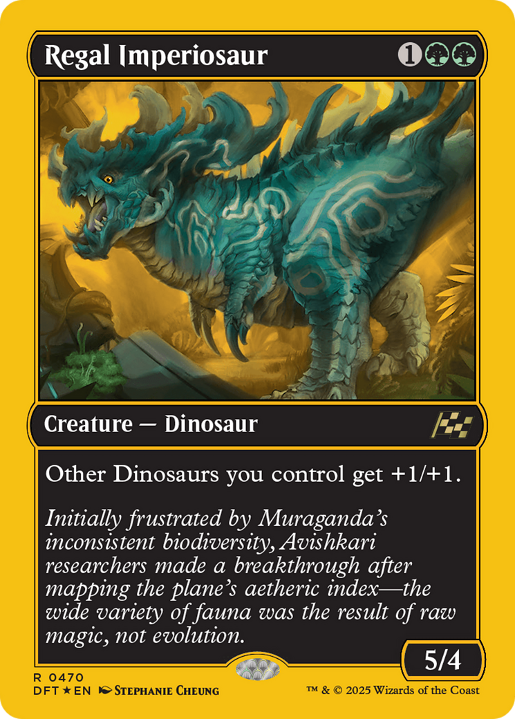 Regal Imperiosaur - First Place Foil [DFT-470]