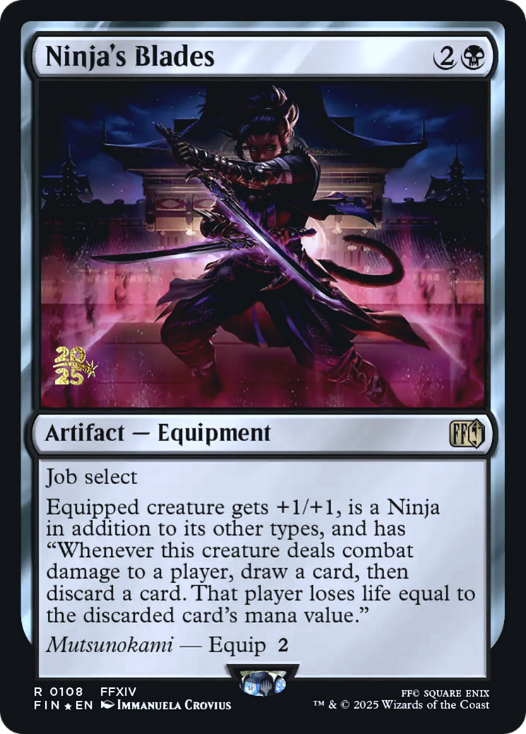 Ninja's Blades - Prerelease Promo [PFIN-108s]