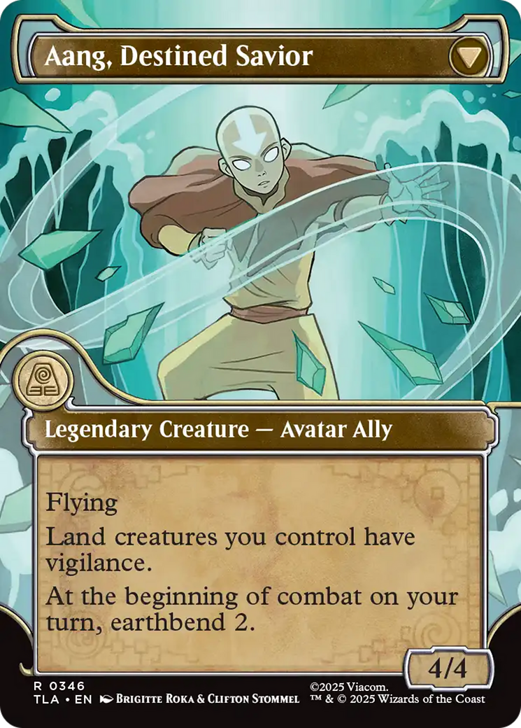 Aang, at the Crossroads // Aang, Destined Savior - Borderless - Showcase [TLA-346]