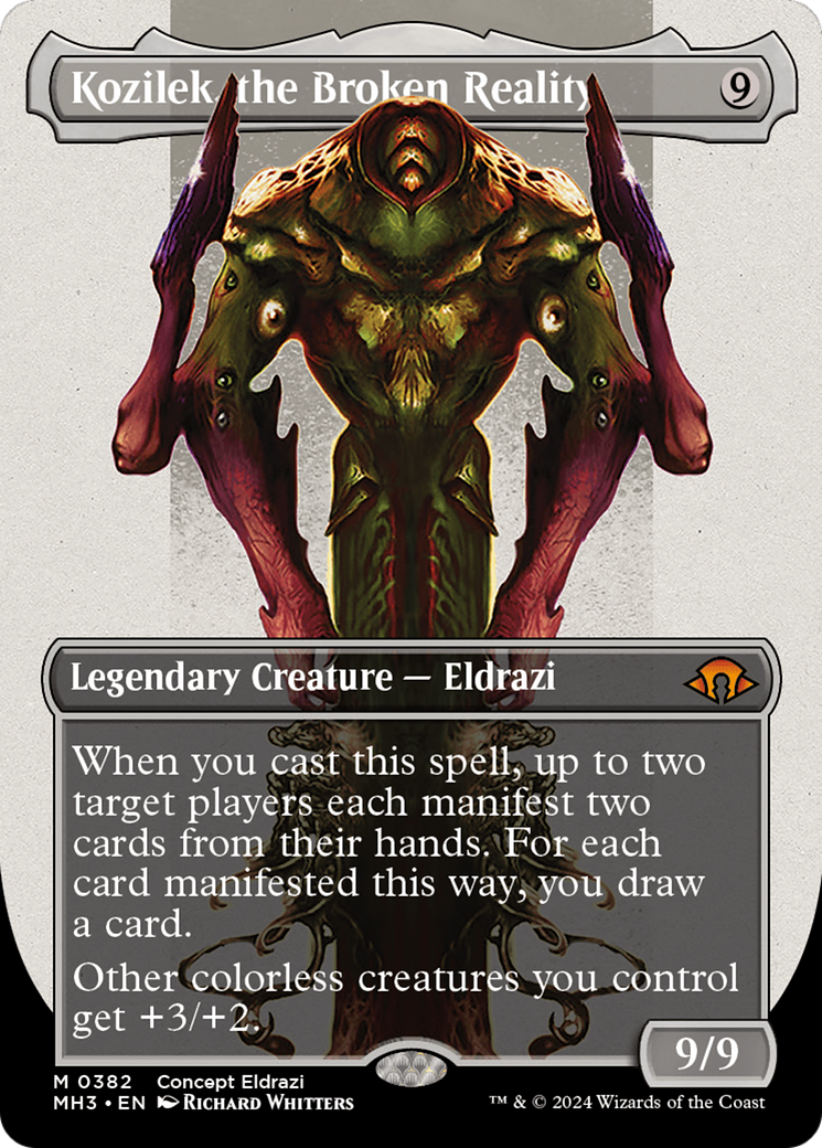 Kozilek, the Broken Reality - Borderless - Concept Praetor [MH3-382]