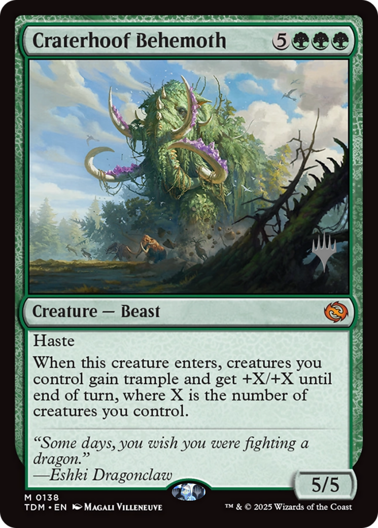 Craterhoof Behemoth - Promo Pack [PTDM-138p]