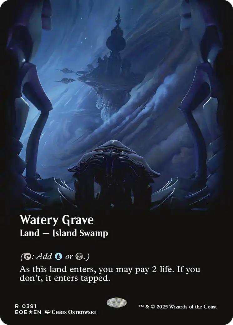 Watery Grave - Borderless - Extended Art - Galaxy Foil [EOE-381]
