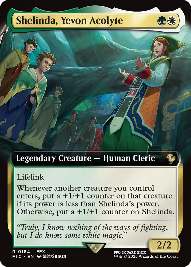 Shelinda, Yevon Acolyte - Extended Art [FIC-184]