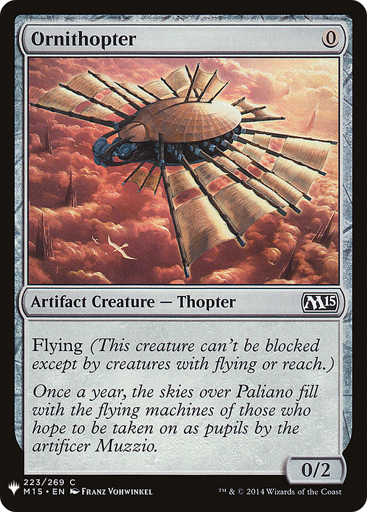 Ornithopter [PLST-M15-223]