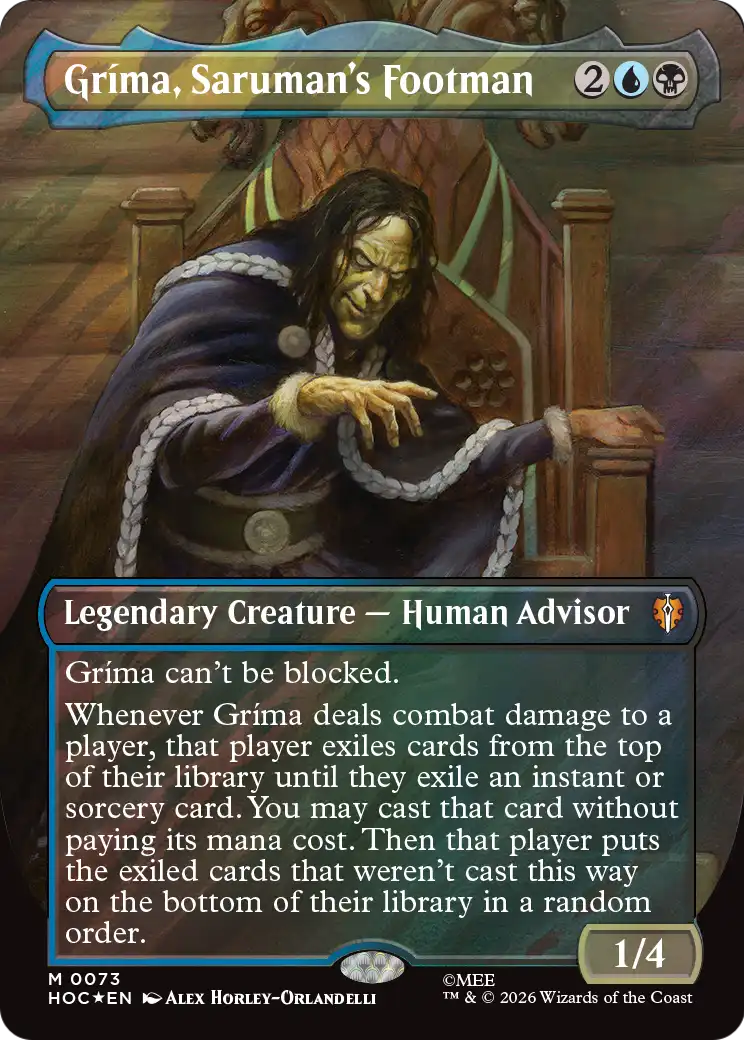 Gríma, Saruman's Footman [HOC-73]