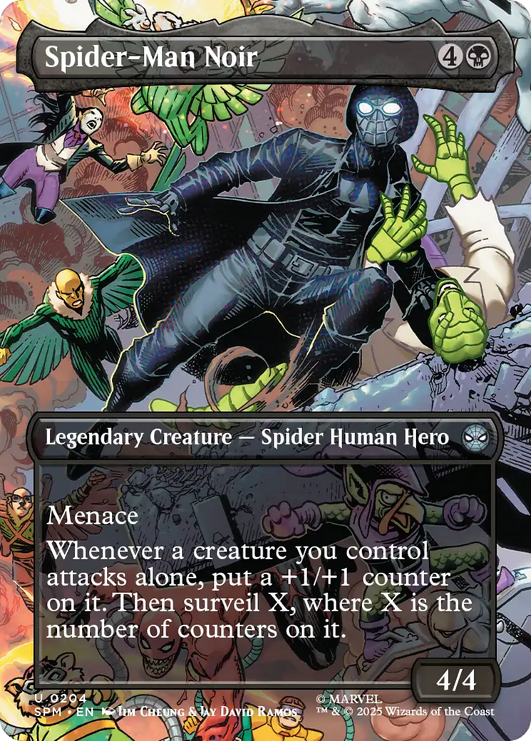 Spider-Man Noir - Borderless - Full Art [SPM-204]