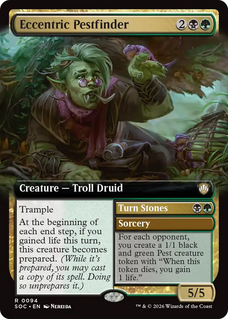 Eccentric Pestfinder // Turn Stones - Extended Art [SOC-94]