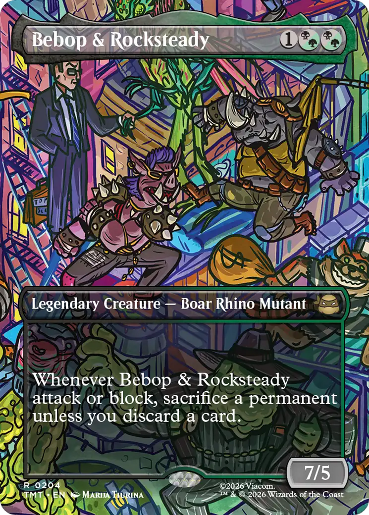 Bebop & Rocksteady - Full Art [TMT-204]