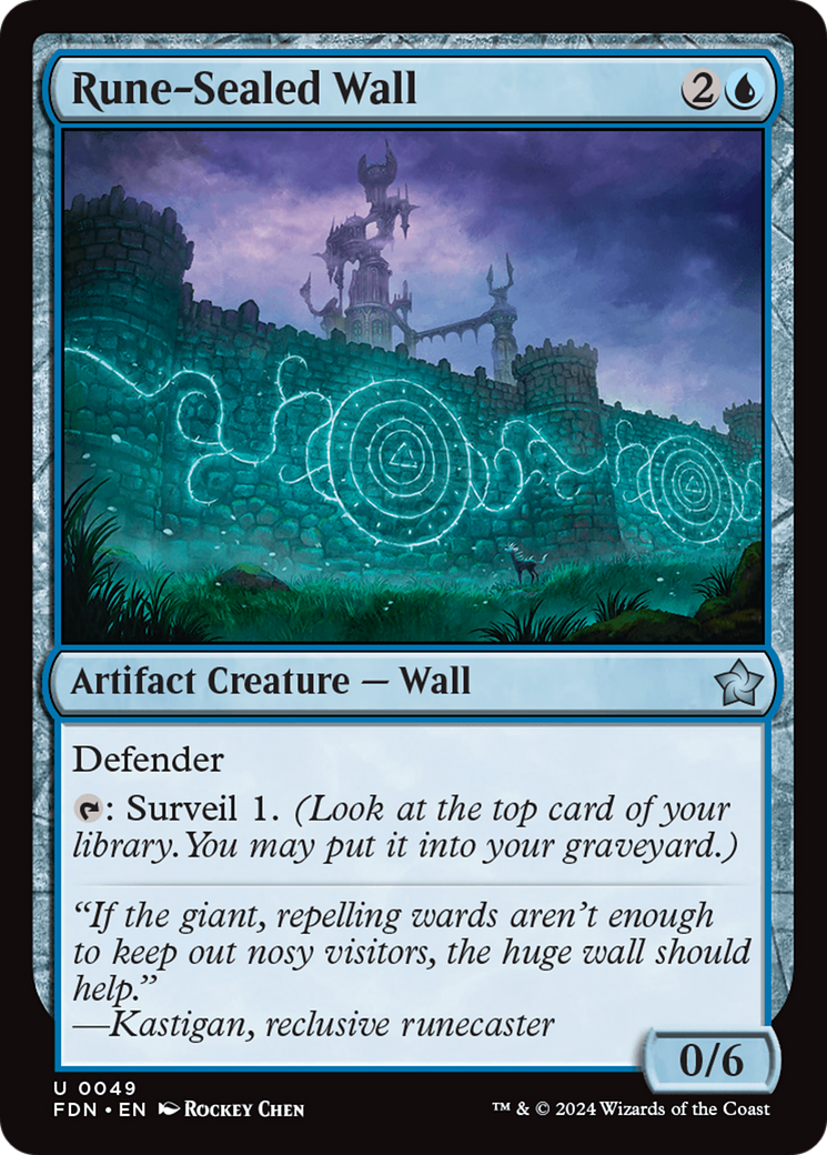 Rune-Sealed Wall [FDN-49]