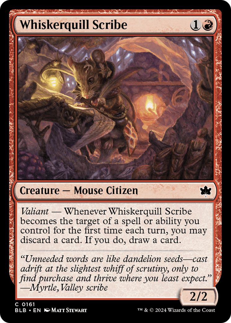 Whiskerquill Scribe [BLB-161]