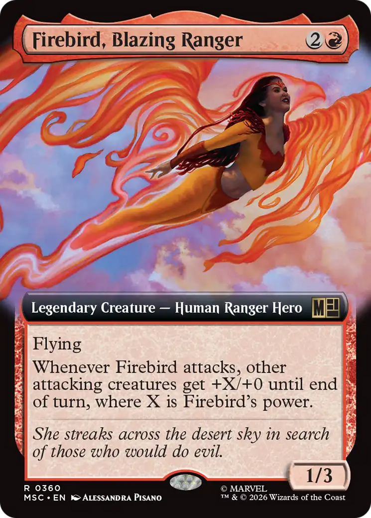 Firebird, Blazing Ranger - Extended Art [MSC-360]