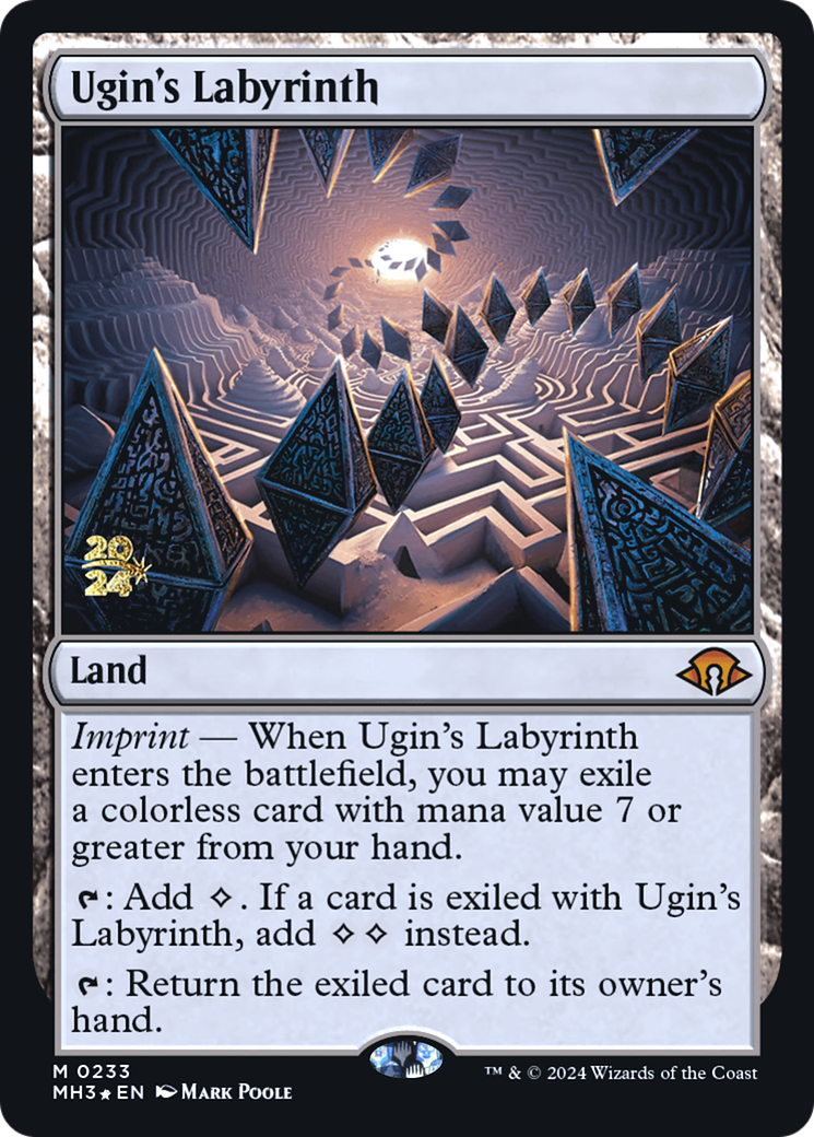Ugin's Labyrinth - Prerelease Promo [PMH3-233s]