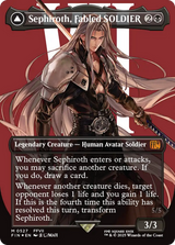 Sephiroth, Fabled SOLDIER // Sephiroth, One-Winged Angel - Borderless - Surge Foil - Full Art [FIN-527]