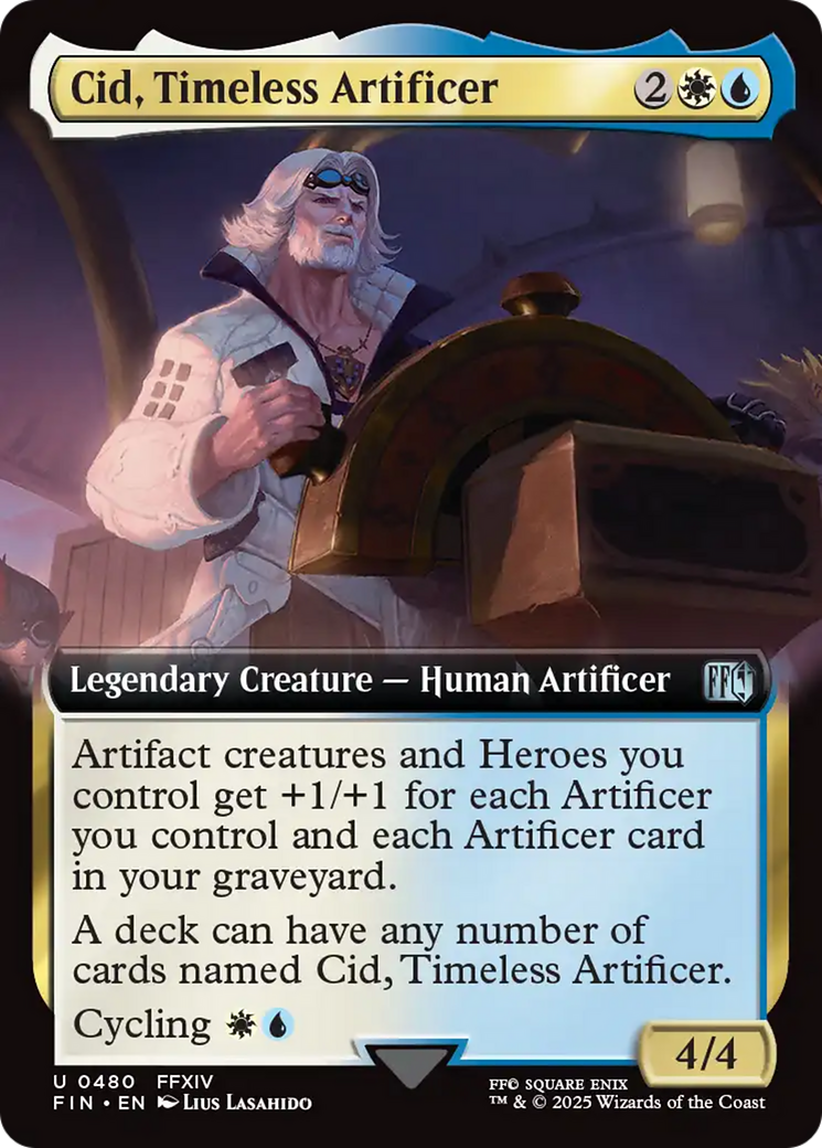 Cid, Timeless Artificer - Extended Art [FIN-480]
