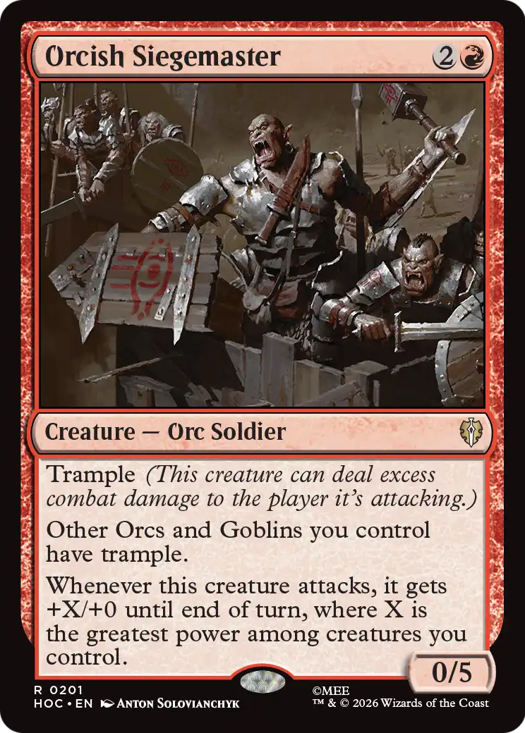 Orcish Siegemaster [HOC-201]