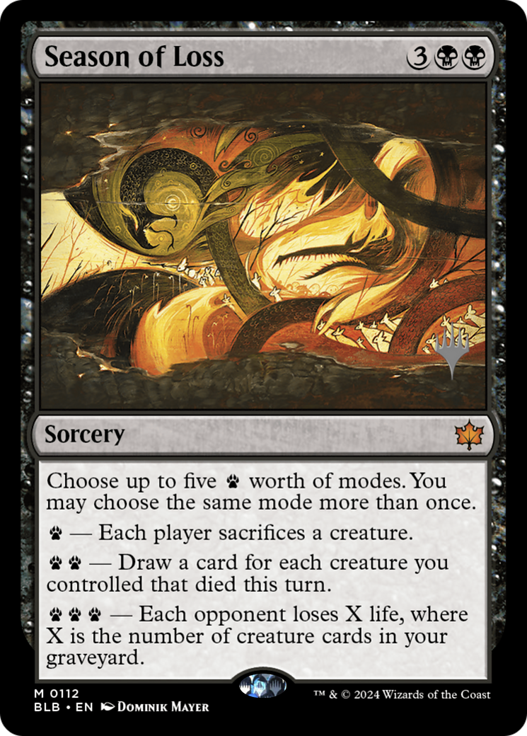 Season of Loss - Promo Pack [PBLB-112p]