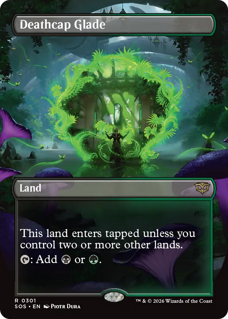 Deathcap Glade - Borderless - Full Art [SOS-301]