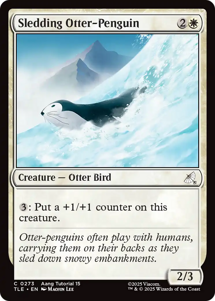 Sledding Otter-Penguin [TLE-273]