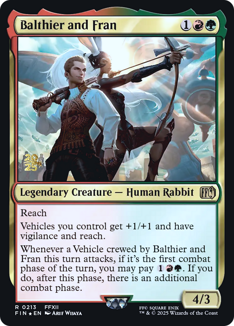 Balthier and Fran - Prerelease Promo [PFIN-213s]