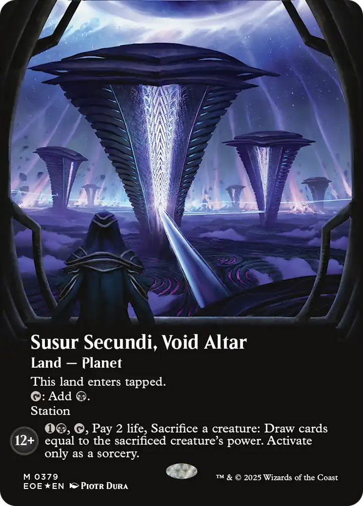 Susur Secundi, Void Altar - Borderless - Extended Art - Galaxy Foil [EOE-379]