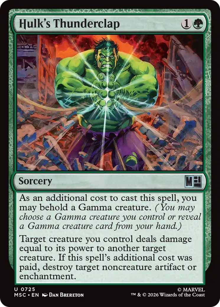 Hulk's Thunderclap [MSC-725]