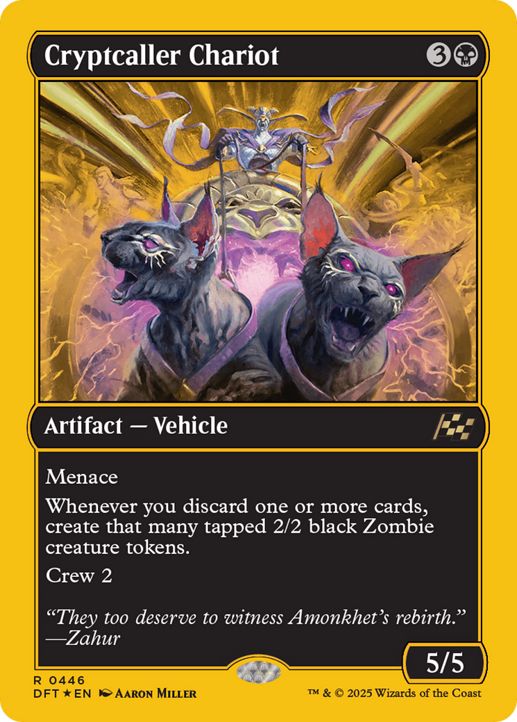 Cryptcaller Chariot - First Place Foil [DFT-446]