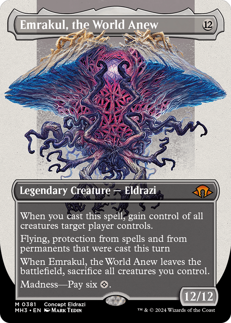 Emrakul, the World Anew - Borderless - Concept Praetor - Full Art [MH3-381]