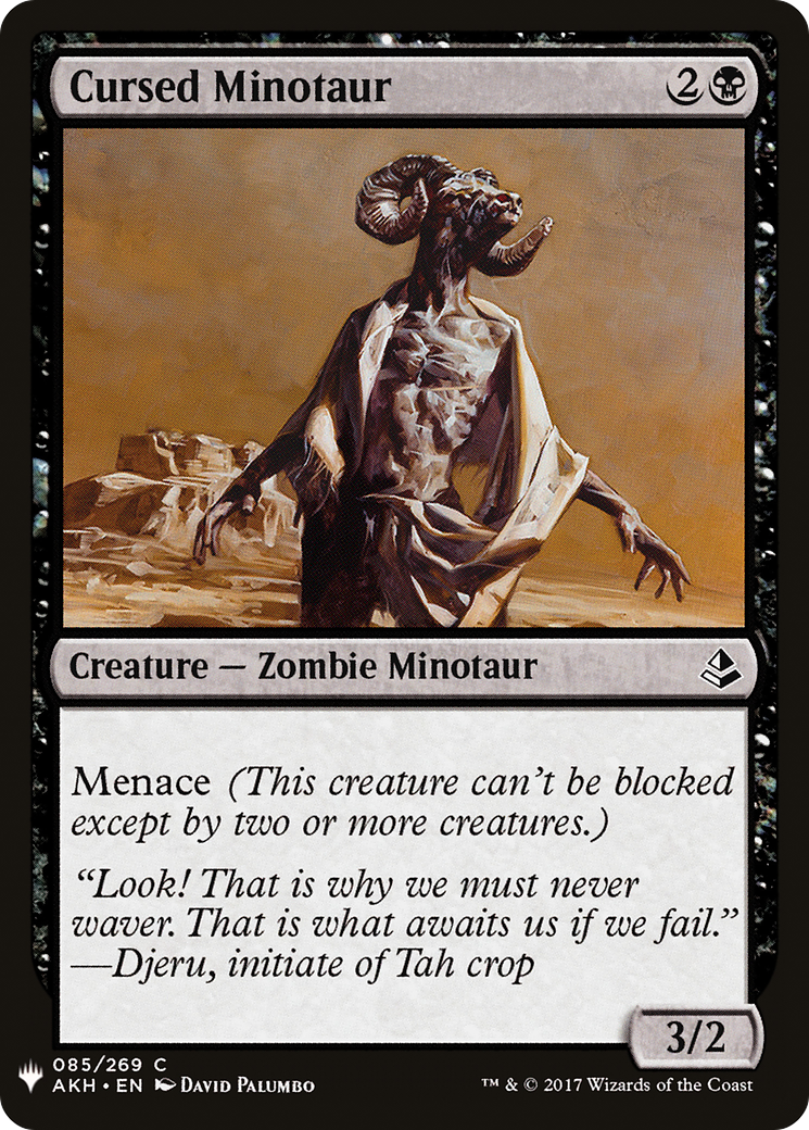 Cursed Minotaur [PLST-AKH-85]