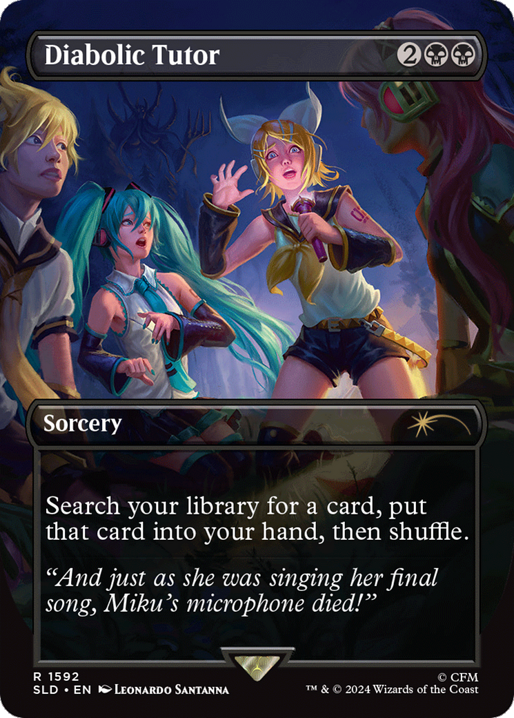 Diabolic Tutor - Borderless - Full Art [SLD-1592]