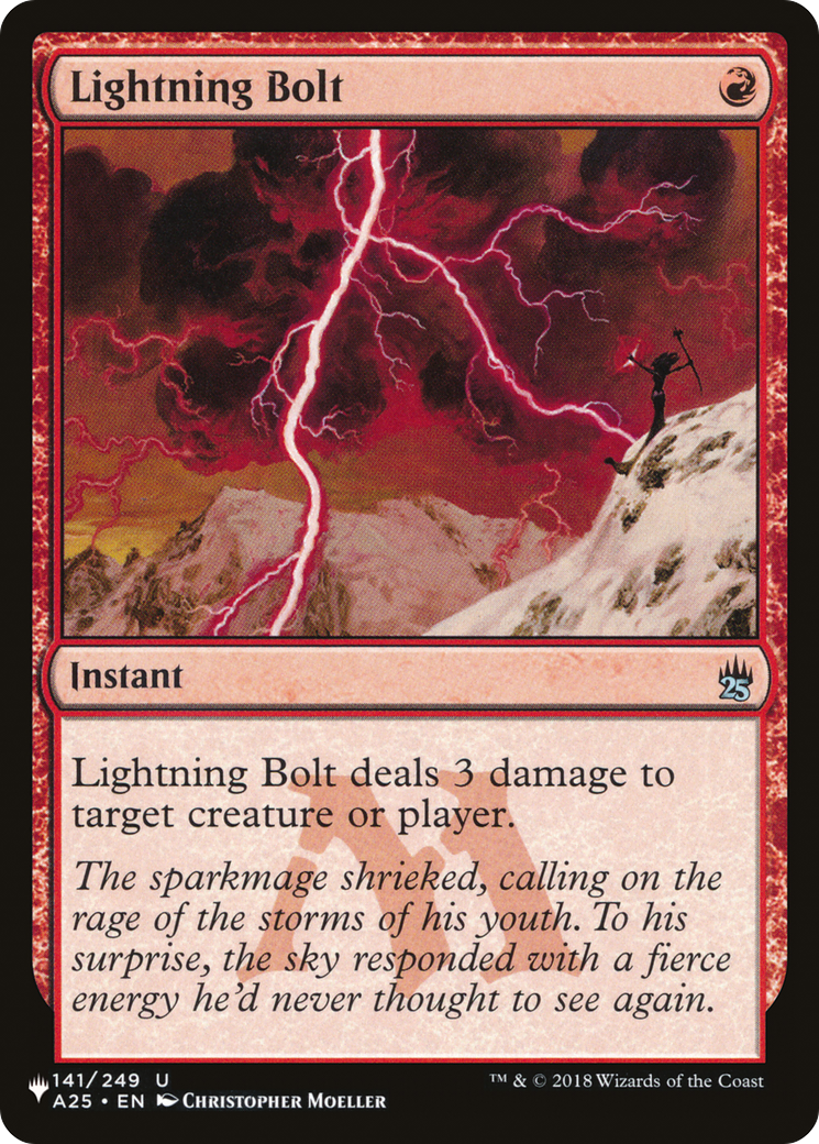 Lightning Bolt [PLST-A25-141]
