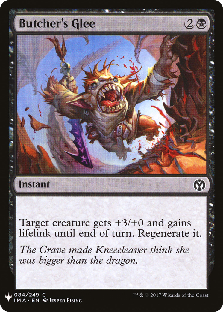 Butcher's Glee [PLST-IMA-84]