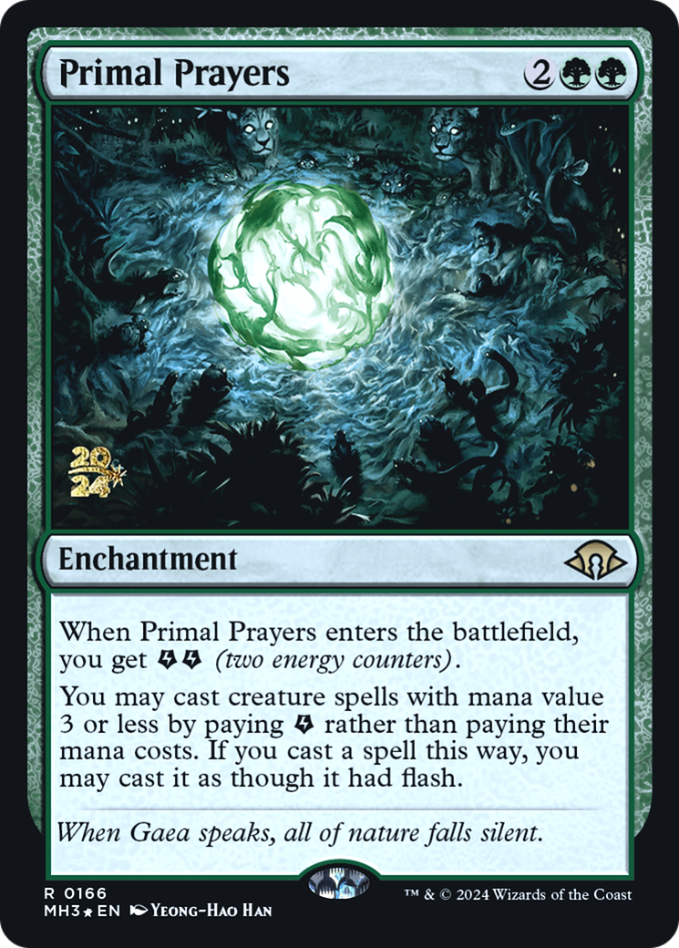 Primal Prayers - Prerelease Promo [PMH3-166s]