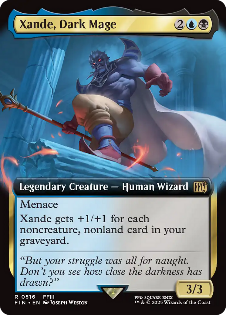 Xande, Dark Mage - Extended Art [FIN-516]
