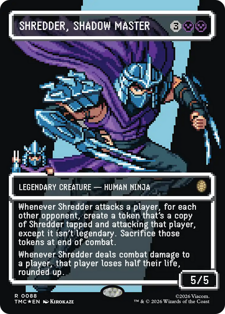 Shredder, Shadow Master - Borderless - Full Art [TMC-88]