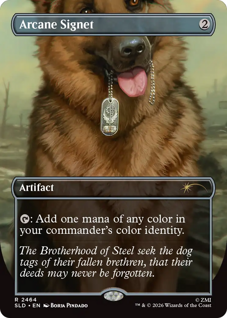 Arcane Signet - Borderless - Full Art [SLD-2464]