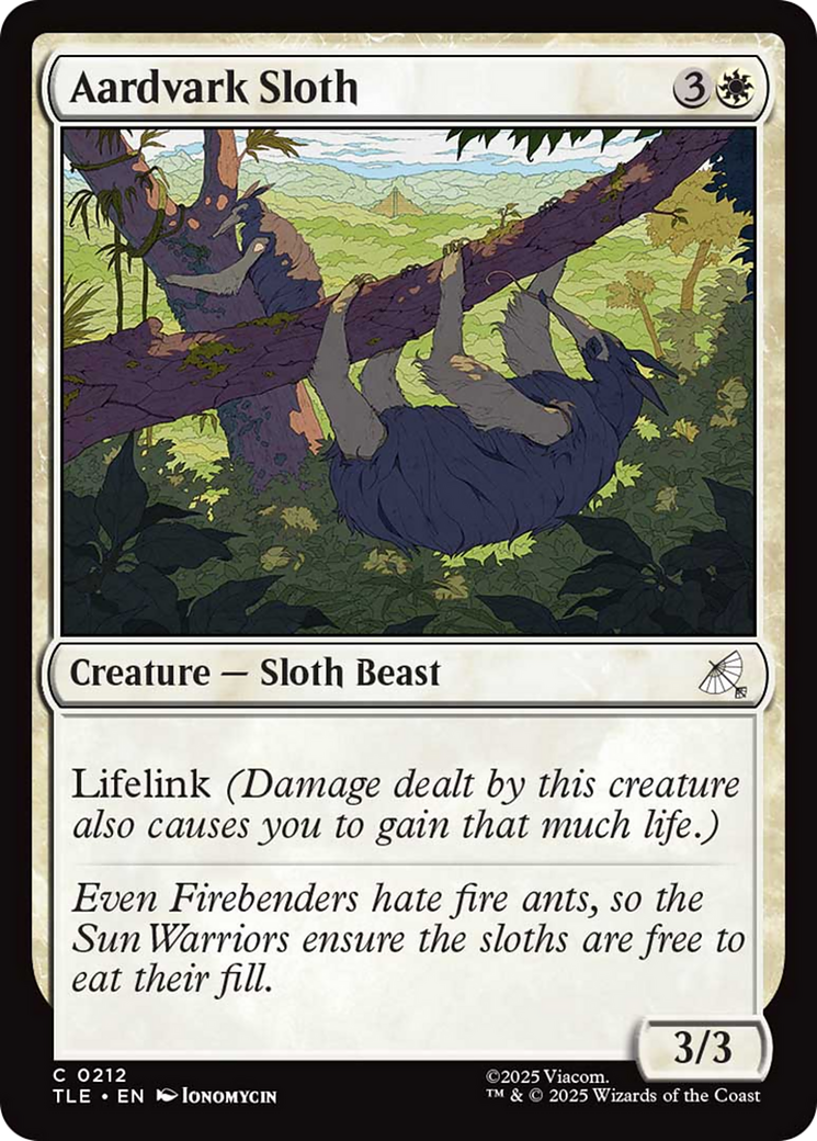 Aardvark Sloth [TLE-212]