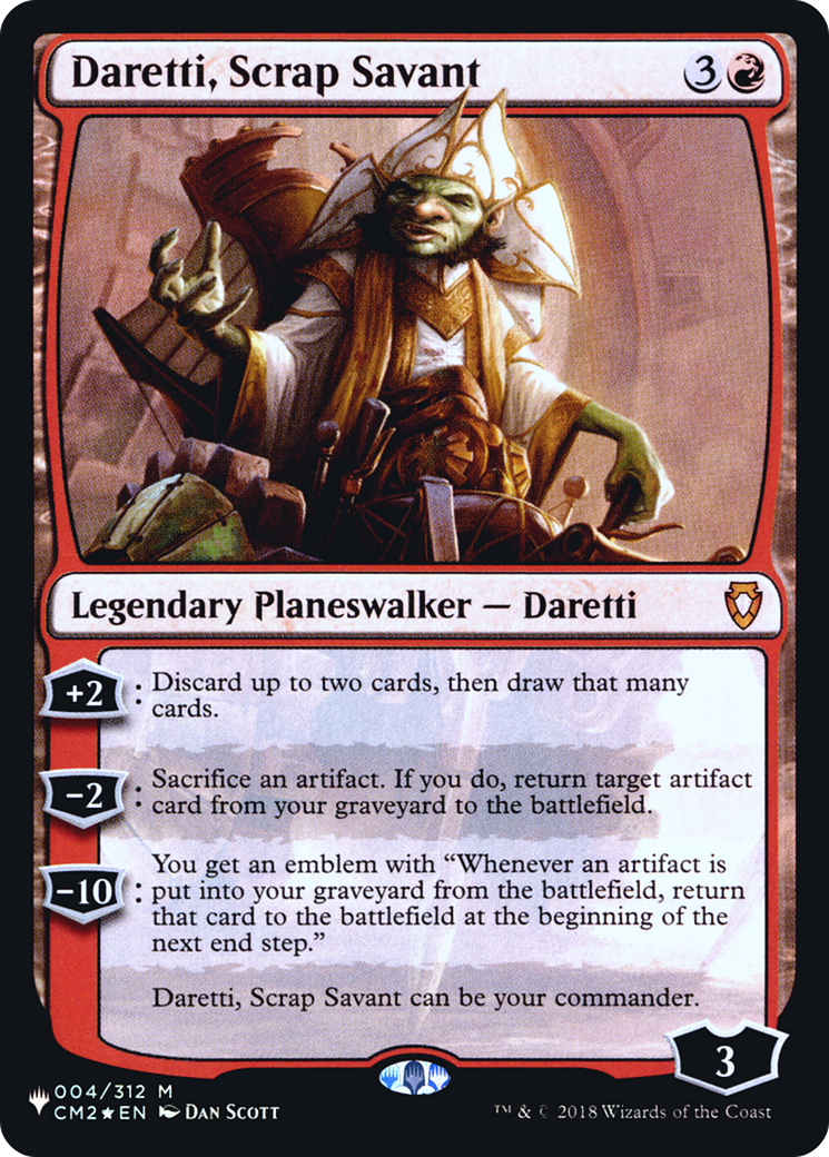 Daretti, Scrap Savant [PLST-CM2-4]